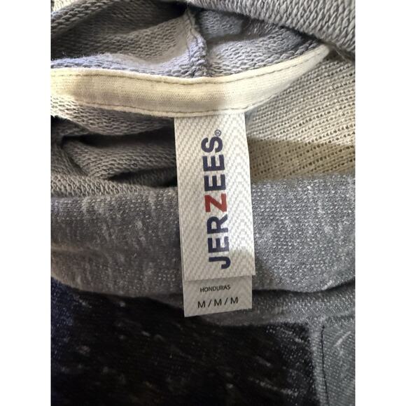 Top Shelf Bartending Hoodie Gray Black Raglan Jerzees Pullover Size M - Picture 4 of 6